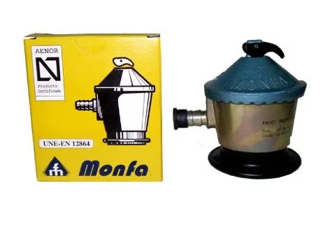 MANOREDUCTOR MONFA (REGULADOR) GAS BUTANO DOMESTICO 30 GR