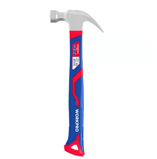 MARTILLO DE CARPINTERO DE 225g CON MANGO DE FIBRA DE VIDRIO