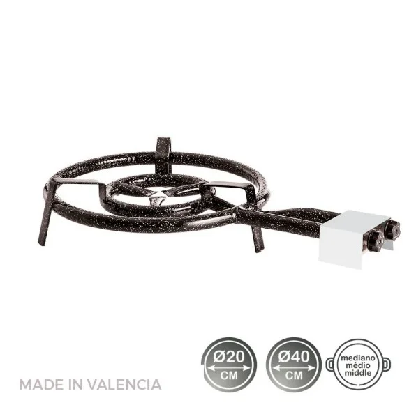 QUEMADOR DE GAS BUTANO/PROPANO Ø40 cm 2 FUEGO