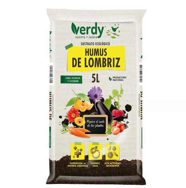 SUSTRATO HUMUS DE LOMBRIZ 5 L