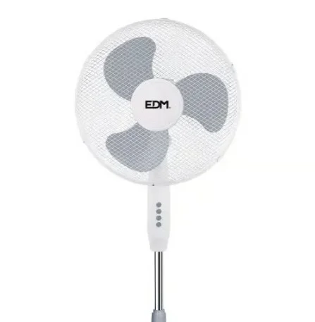 VENTILADOR DE PIE, BLANCO, POTENCIA 45 W, dB 60, ASPAS Ø40 cm, ALTURA