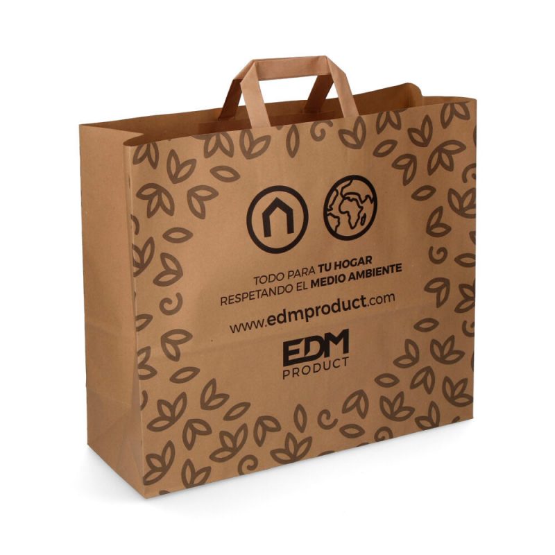 BOLSA DE PAPEL RECICLADO 40 x 14 x 42 cm
