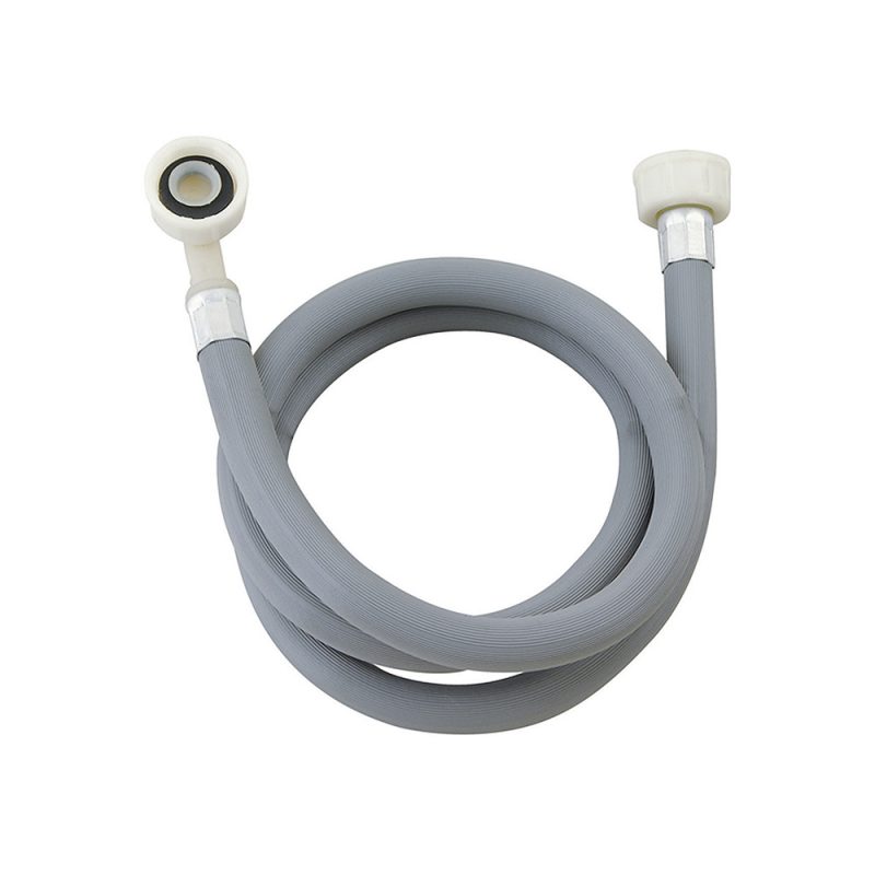 MANGUERA DE ENTRADA DE AGUA DE LAVADORA 1,5 m TUERCAS DE PLASTICO 3/4"-3/4"