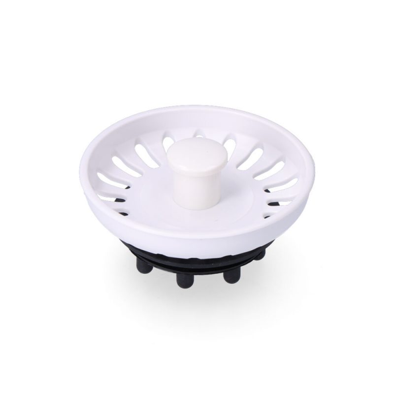 FILTRO DE REJILLA DE FREGADERO. TIPO "TEKA" COLOR BLANCO Ø7,7cm (ENVASADO)