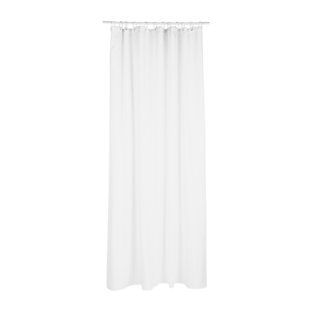 CORTINA DE BAÑO POLYESTER BLANCA 180 x 200 cm