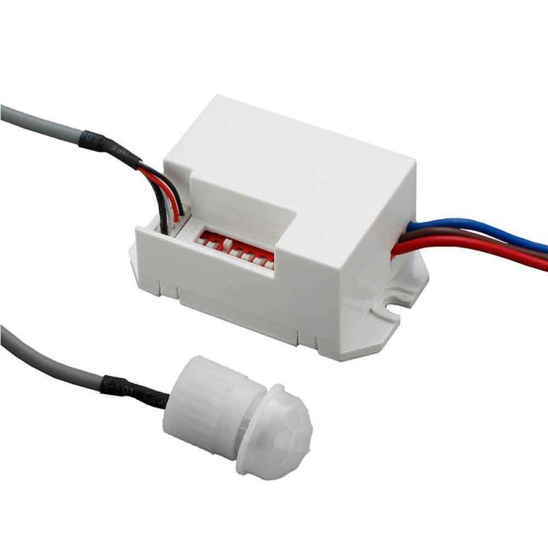 DETECTOR  EMPOTRABLE DE MOVIMIENTO CON AJUSTE DE TIEMPO Y LUZ EDM