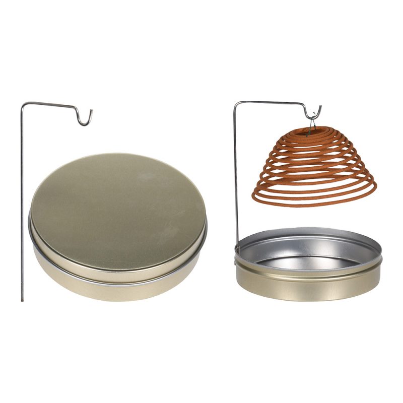 INCIENSO ESPIRAL CITRONELA ANTIMOSQUITOS EN CAJA METALICA