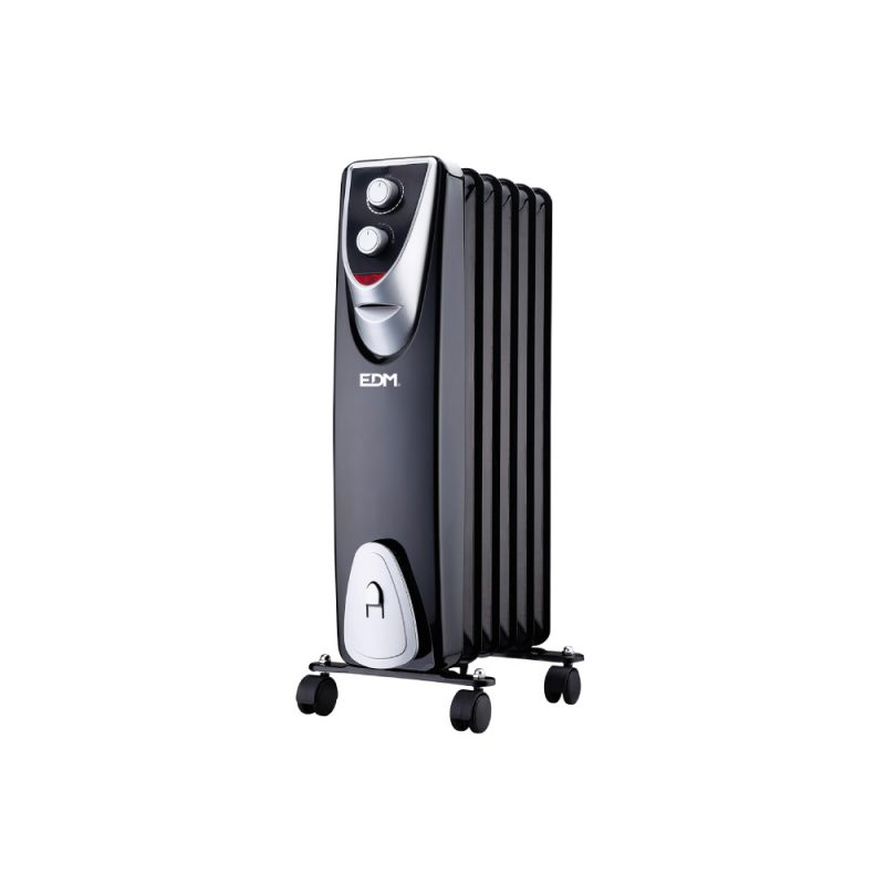 RADIADOR SIN ACEITE 400 / 600 / 1000 W CON 6 ELEMENTOS MODELO BLACK EDITION