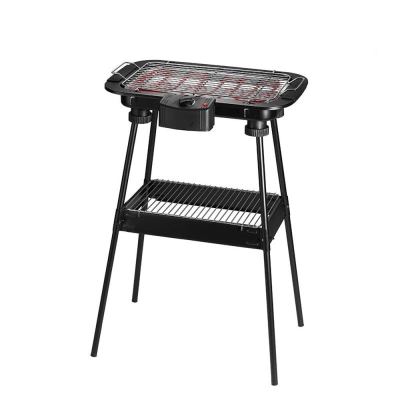 BARBACOA ELECTRICA DE PIE 2000 W 48 x 35 x 70 cm