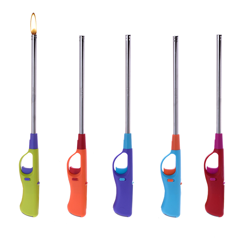 ENCENDEDOR EXTRA LARGO ESPECIAL BBQ RECARGABLE 35 x 4 x 2,5cm COLORES SURTIDOS EURO/U