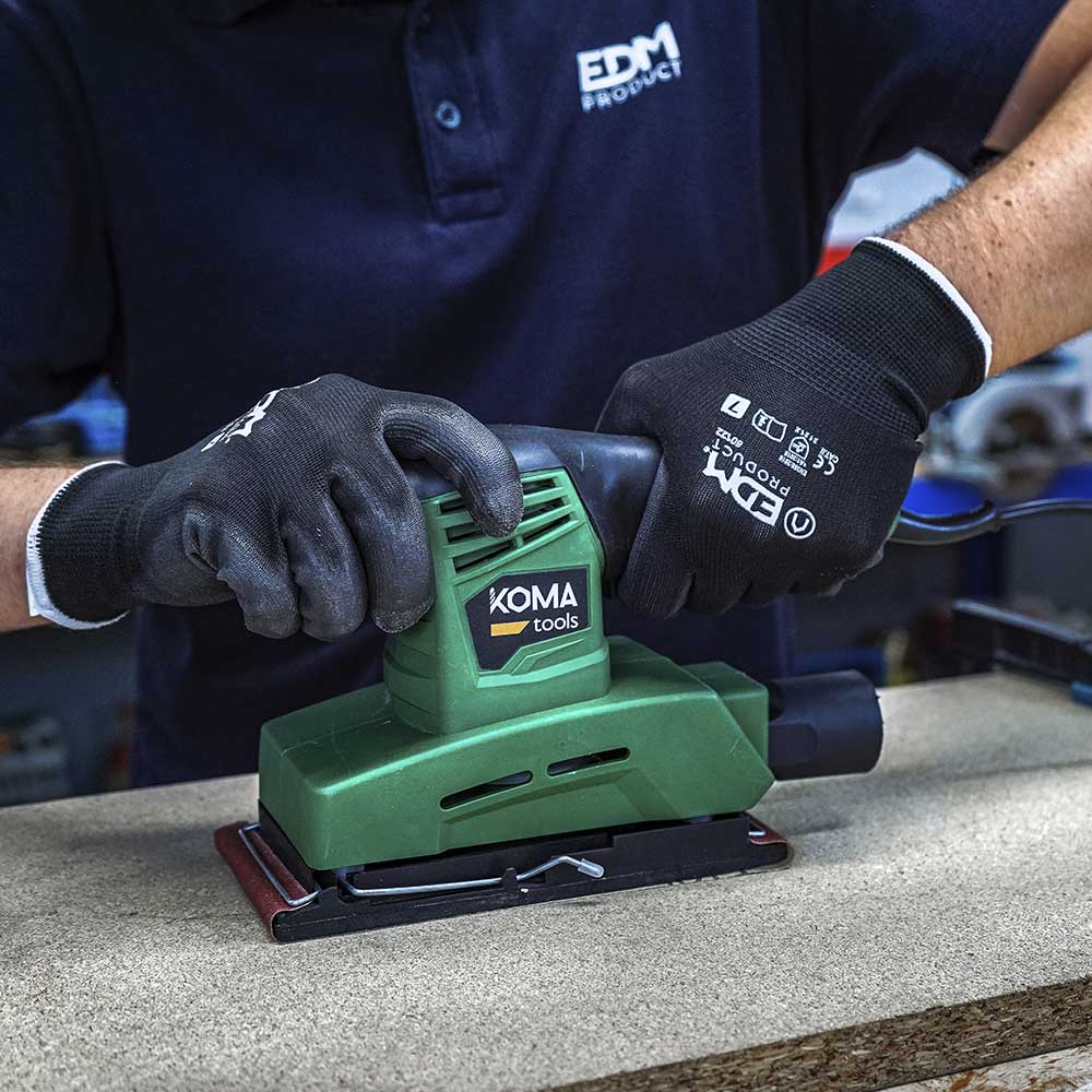 LIJADORA ORBITAL ELECTRICA 150 W, 252 x 158 mm - Imagen 2