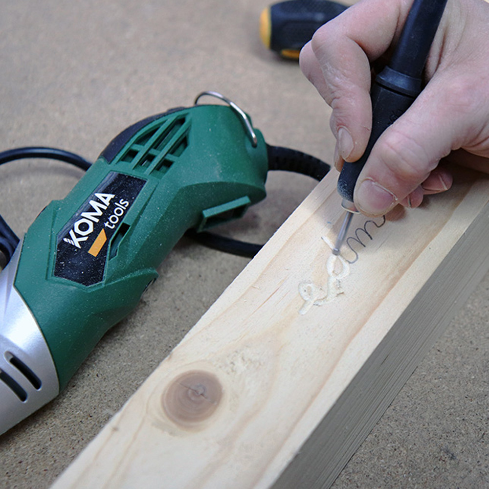 HERRAMIENTA MULTIUSOS ROTATIVA 170W + 41 TIPOS DE ACCESORIO (190 PIEZAS EN TOTAL) 23,5 x 7 cm - Imagen 4