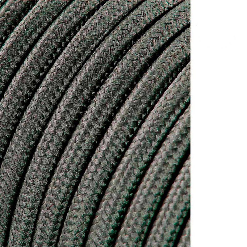 CARRETE CABLE CORDÓN TUBULAR H03VV-F 2 x 0,75 mm² GRIS OSCURO, 25 m