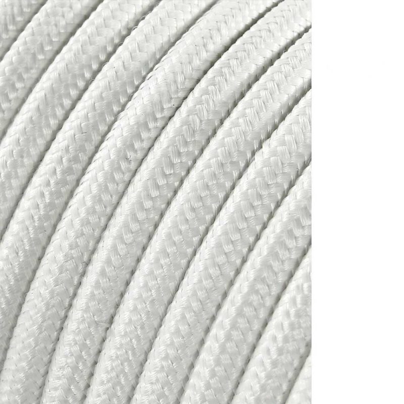 CARRETE CABLE CORDÓN TUBULAR H03VV-F 2 x 0,75 mm² BLANCO, 25 m