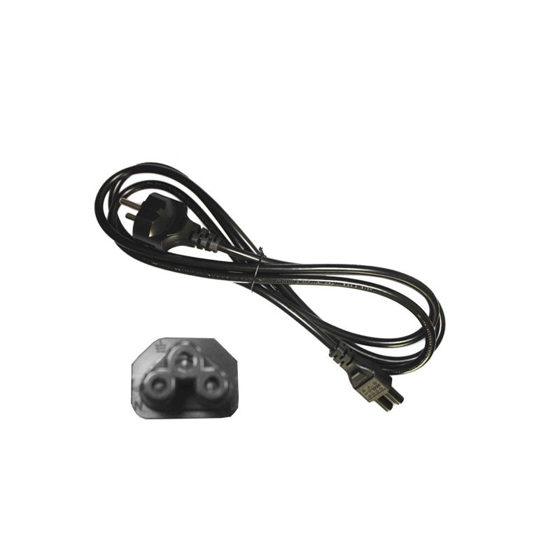 CABLE DE ALIMENTADOR PARA PORTATIL NEGRO 2m