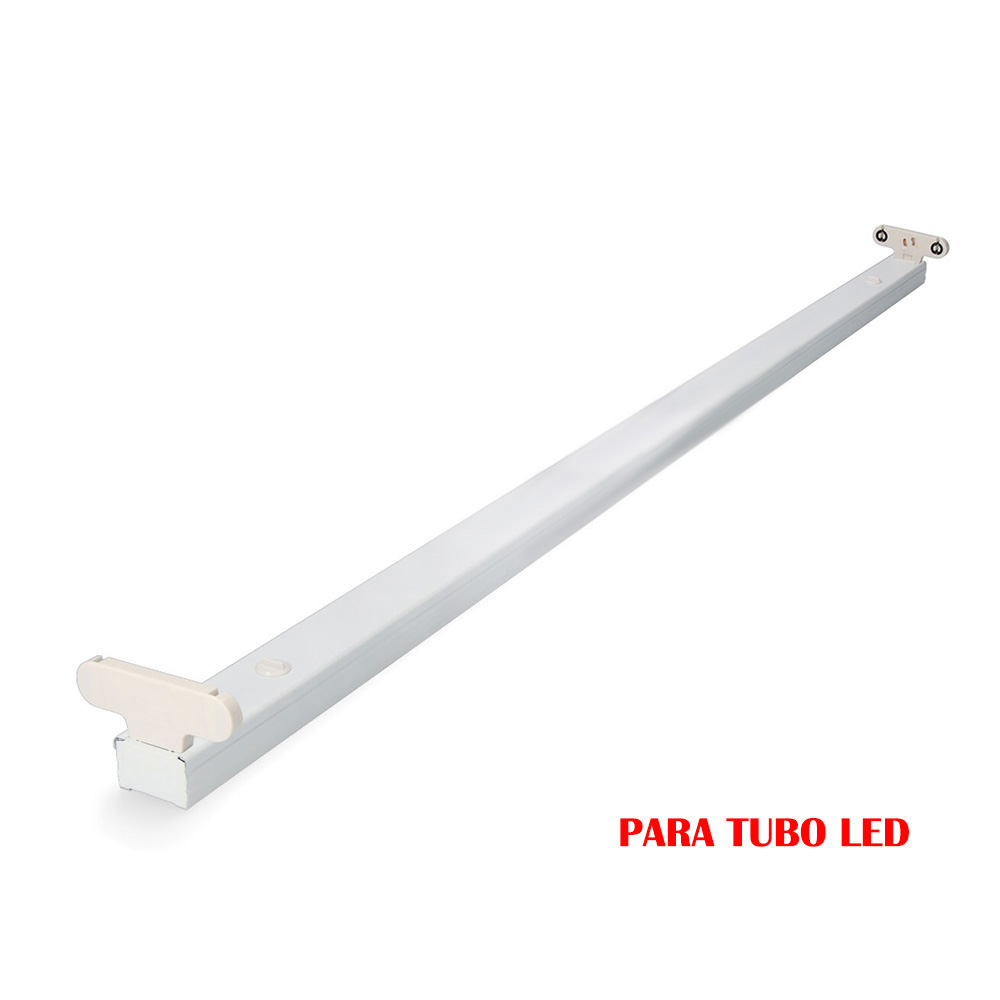 REGLETA FLUORESCENTE PARA TUBO DE LED 2 x 22 w (EQ. 2 x 58 w) 220 V 153 cm