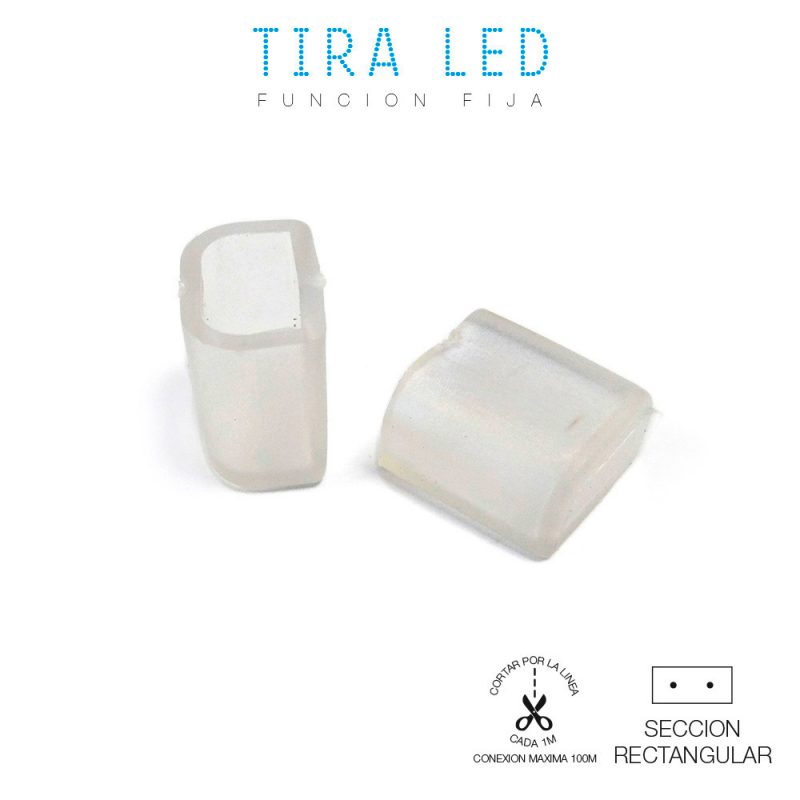 PROTECTOR TAPON FINAL PARA TIRA DE LED