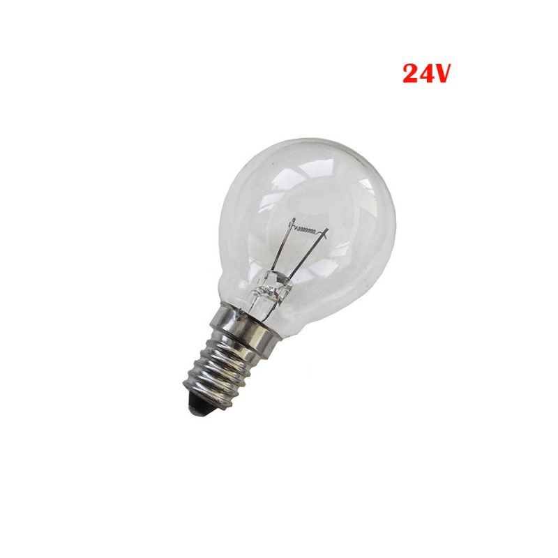 BOMBILLA INCANDESCENTE ESFERICA CLARA 40 W E14 24V