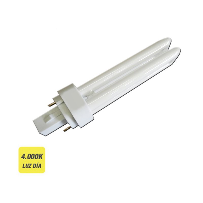 BOMBILLA BAJO CONSUMO G24d-3 2-PINS 26 W 1750 lm 4000 K LUZ DIA 169 mm