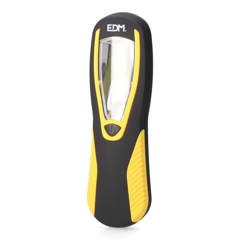 LINTERNA LED XL CON GANCHO + IMAN 3xAA (PILAS INCLUIDAS)