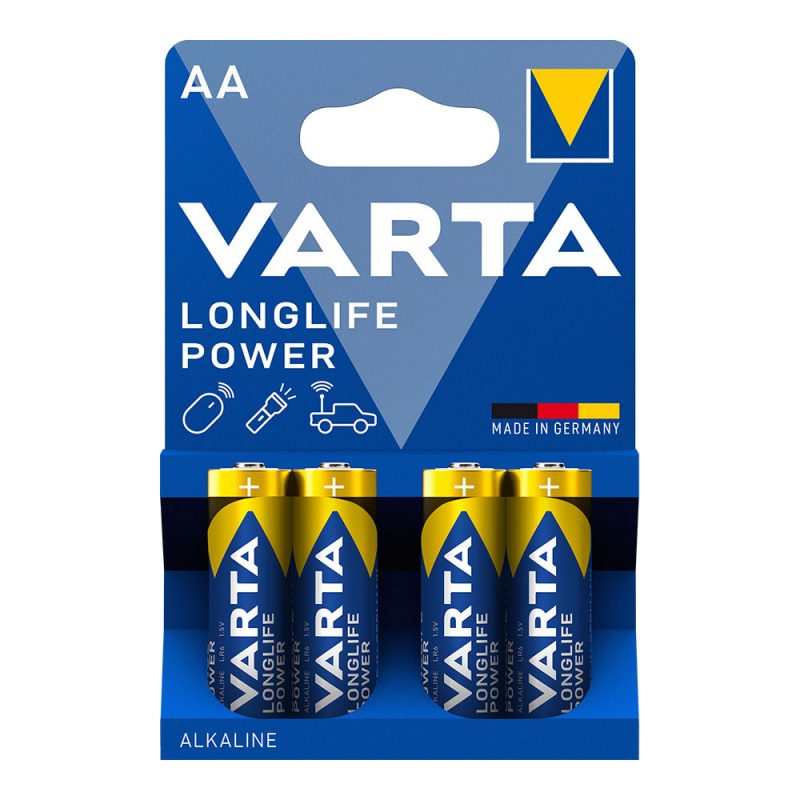 PILA ALKALINA LONGLIFE POWER AA - LR06 (BLISTER 4 uds) Ø14,5 x 50,5 mm