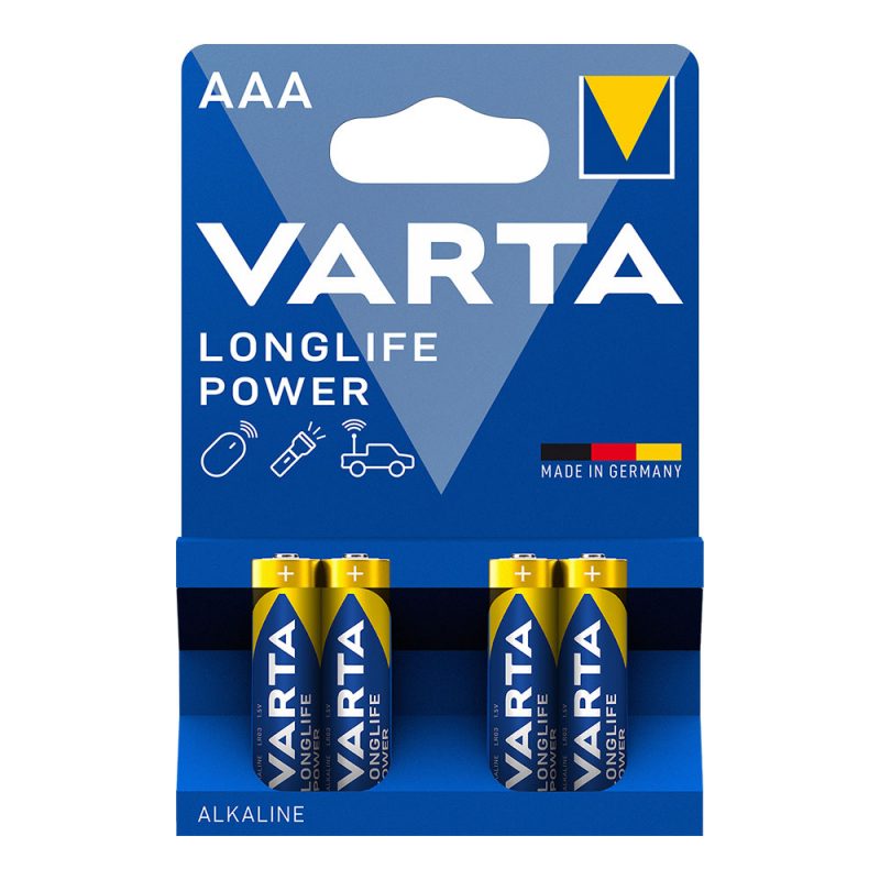 PILA ALKALINA LONGLIFE POWER AAA - LR03 (BLISTER 4 uds) Ø10,5x44,5mm