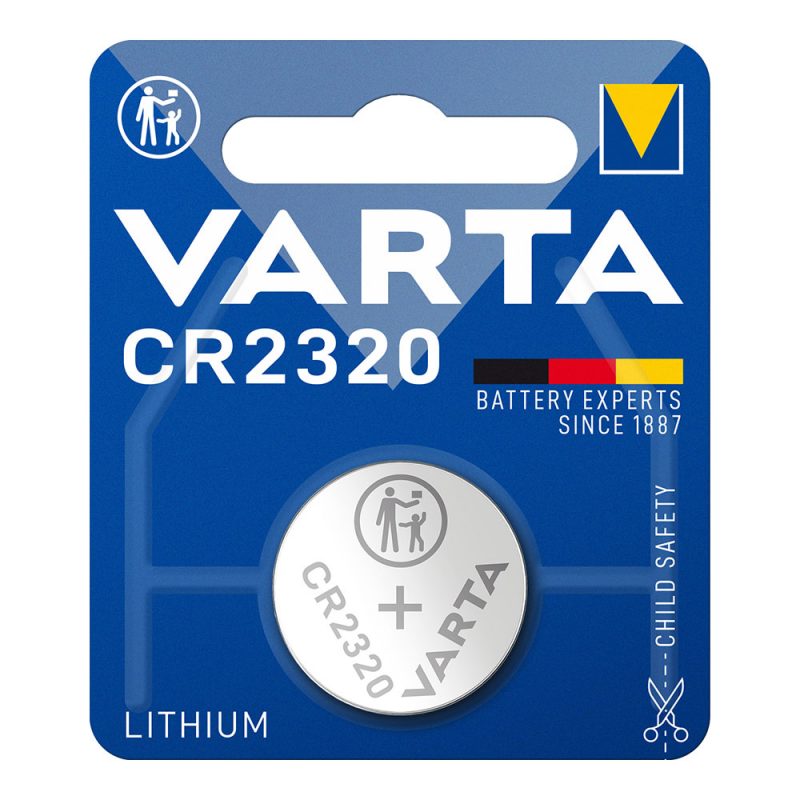 MICRO PILA DE BOTON LITHIUM CR2320 3V (BLISTER 1 unid.) Ø23x2,0mm