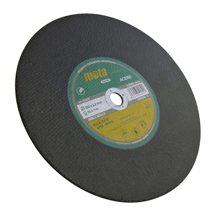 DISCO CORTE HIERRO Ø350 x 3,2 x 25,4 mm