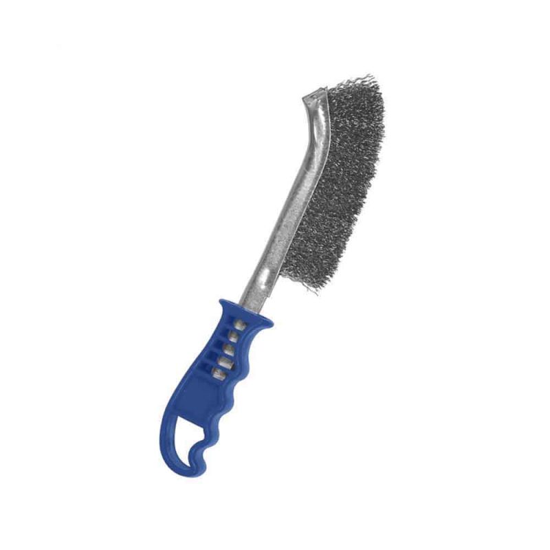 CEPILLO CON MANGO DE PLASTICO DE ACERO INOXIDABLE