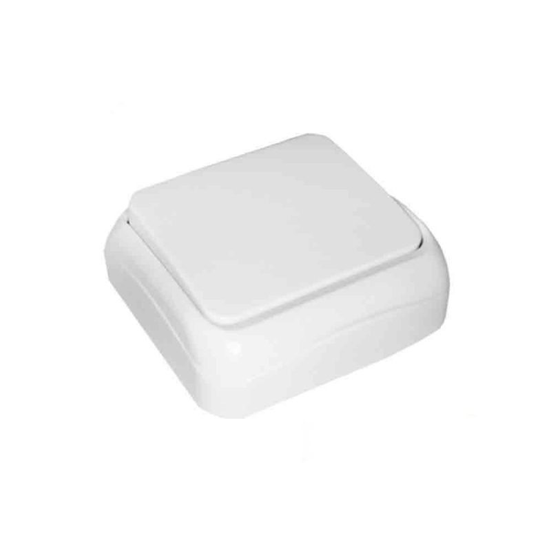 CONMUTADOR SUPERFICIE SERIE SPA 77 x 77 x 30 mm