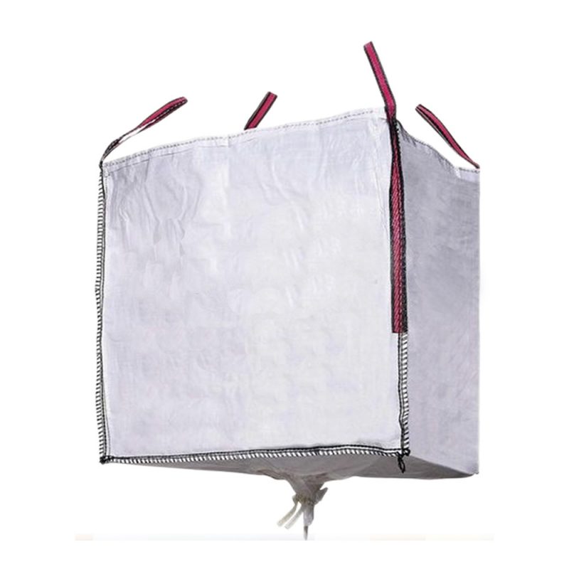 BIG BAG SACO DE ESCOMBROS 90x90x90cm . COLOR BLANCO AGUANTA HASTA 1000kg DENSIDAD 100g/m²