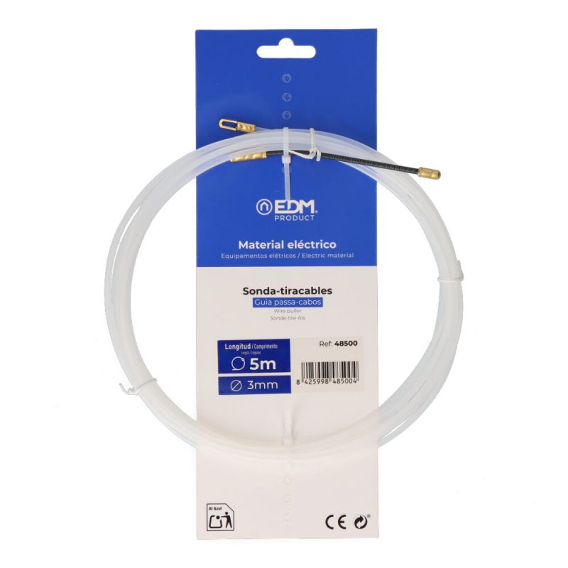 SONDA PASACABLES GUIA, NYLON, 5 m x 3 mm