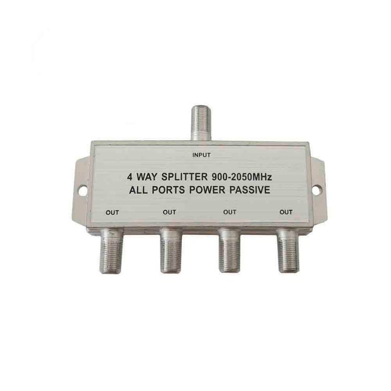 SEPARADOR/SAT 4 VIAS 900-2050 Mhz SOLO PARABÓLICA (RETRACTILADO)