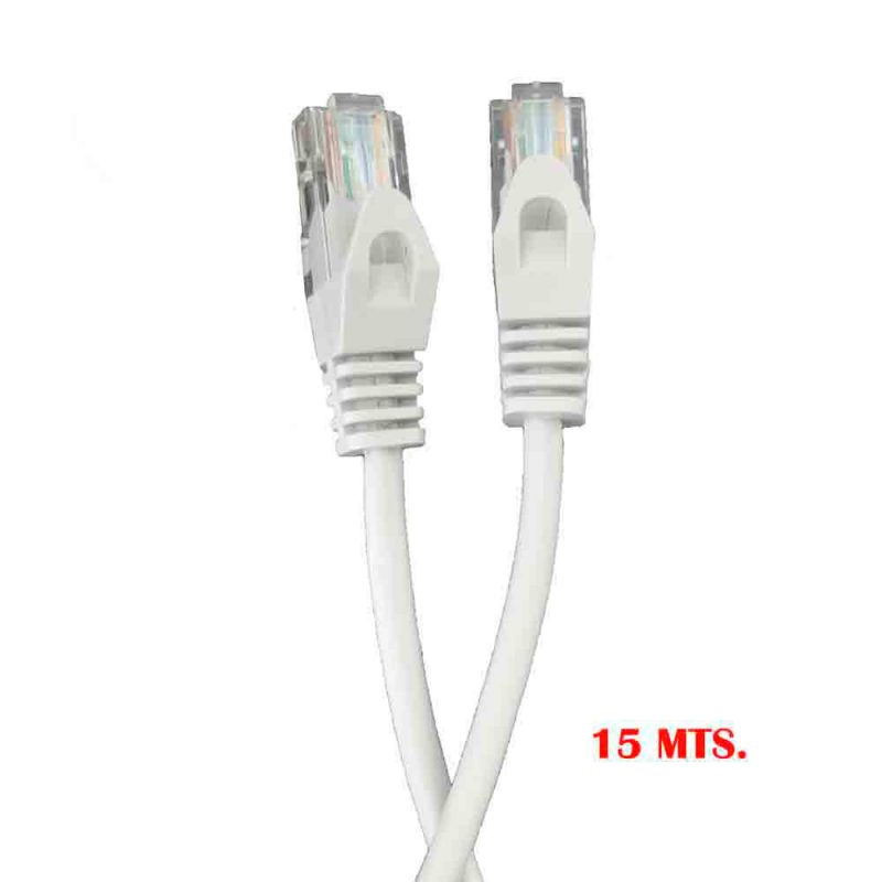 CABLE UTP CAT.5E LATIGUILLO RJ45 "OUTEX" 15 m