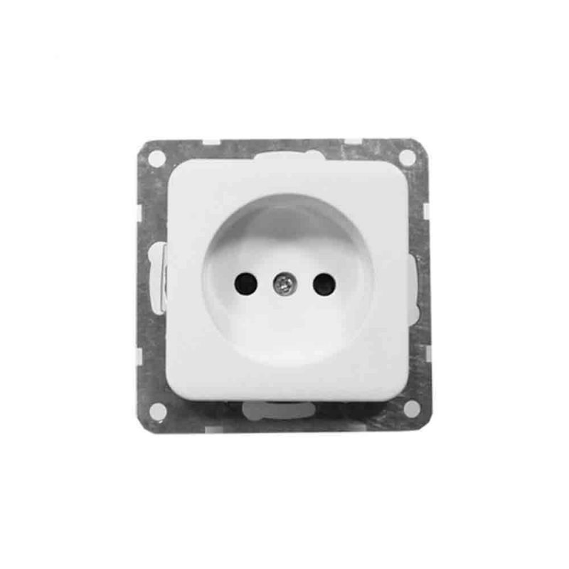 BASE 10-16A EMPOTRAR "SERIE TERM" BLANCO 70x35x70mm  (BOLSA BLISTER)