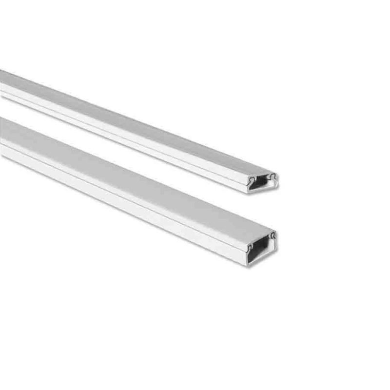 MINI CANAL ADHESIVA BLANCA 2 m 16 x 25 mm (PRECIO POR  METRO)