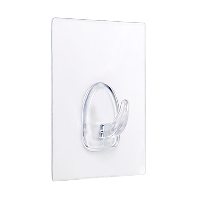 COLGADOR ADHERENTE REUTILIZABLE 80x62mm TRANSPARENTE 1291-0-000 (BLISTER) INOFIX
