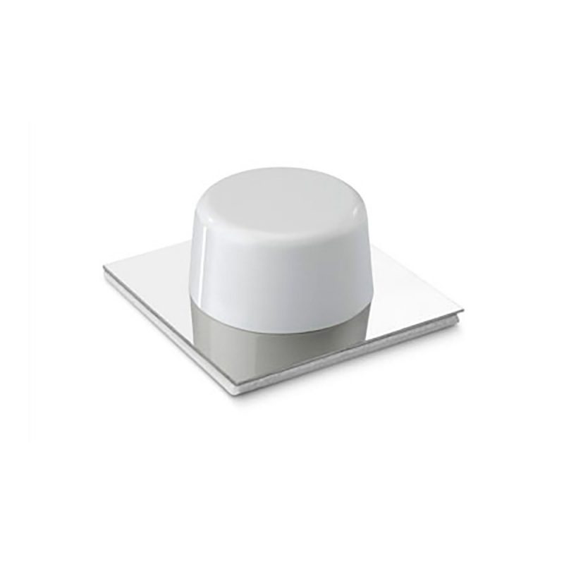 TOPE ADHESIVO BLANCO-CROMO (BLISTER 2 unid.) INOFIX