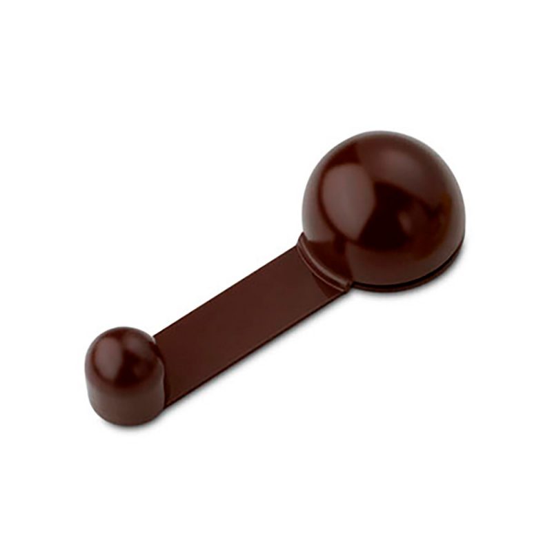 TOPE RETENEDOR GIRATORIO ADHESIVO MARRON (BLISTER) INOFIX