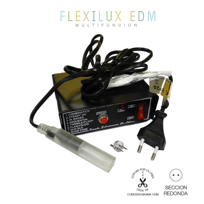 PROGRAMADOR TUBO FLEXILUX 2 VIAS IP44 MÁX.100 m
