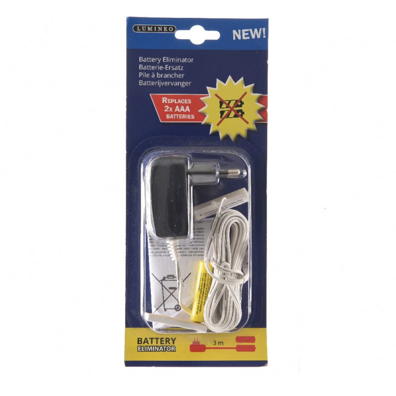 ELIMINADOR DE PILAS 3V DE INTERIOR PARA PRODUCTOS CON 2xAAA