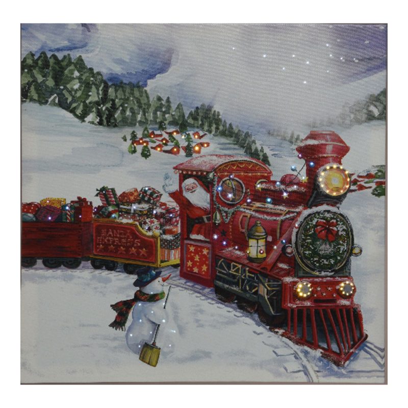 CUADRO DECORATIVO CON LED 38 x 38 cm MODELOS SURTIDOS