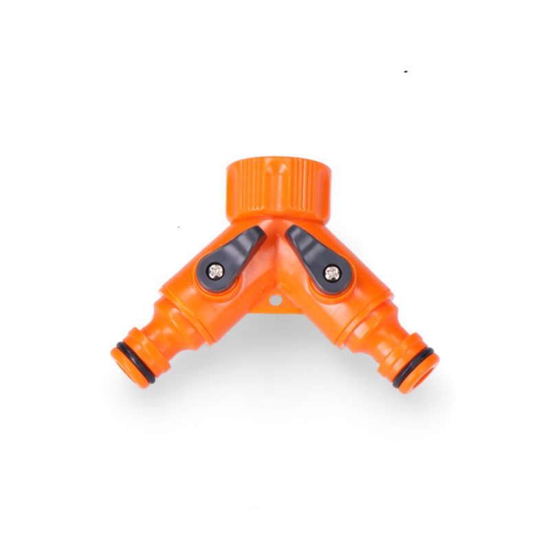 MANGUITO DERIVACION EN "Y" CON DOS LLAVES. PARA GRIFO DE ROSCA 3/4" Ø26,5mm