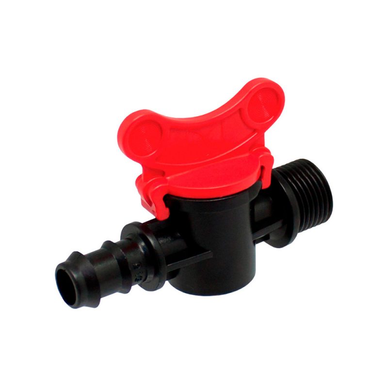 PACK DE 2 VALVULAS DE TUBO 16mm A ROSCA 1/2" BLUE BIRD