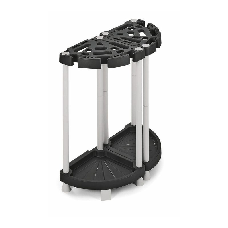 PORTA HERRAMIENTAS DE JARDIN ALUMINIO / PVC 73 x 37,5 x 77,5 cm