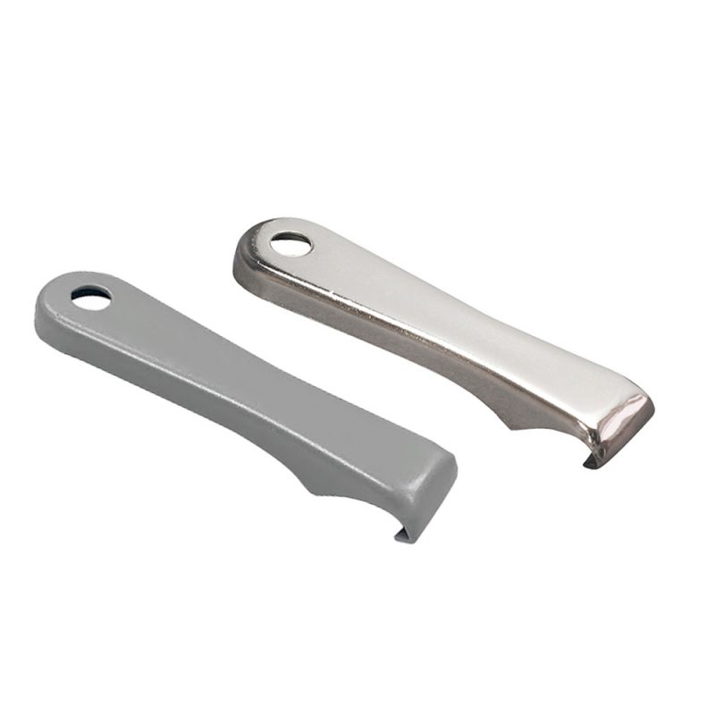 DESCAPSULADOR MODELO "UÑA" ACERO INOXIDABLE 8cm MODELOS SURTIDOS