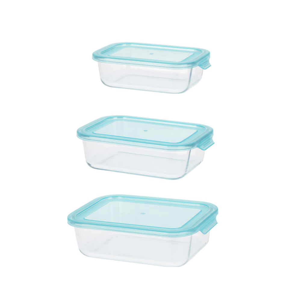 SET 3 FIAMBRERAS CRISTAL TAMAÑOS VARIOS 630 ml, 1000 ml y 1480 ml - Imagen 2