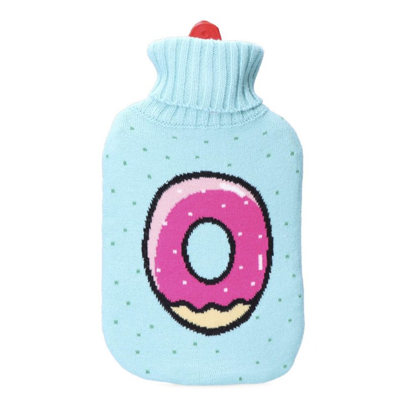 BOLSA DE AGUA CALIENTE 2 L MODELO DONUT GLASEADO