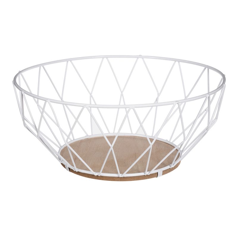FRUTERO METÁLICO BALTIK BLANCO Ø28cm COLORES/MODELOS SURTIDOS