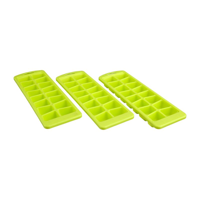 PACK 3 UDS. CUBITERA DE POLIPROPILENO; COLORES SURTIDOS; 25 x 8,5 x 3,7 cm